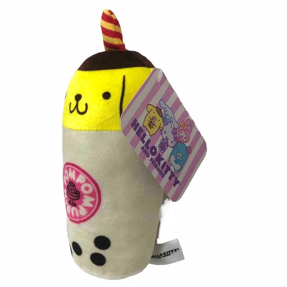 Hello Kitty & Friends : Pompompurin Boba Tea Sanrio Official Plush Toy 7-Inch - Picture 3 of 3